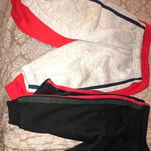 Bundle of 4 DISNEY baby boy 12 month pants sweats